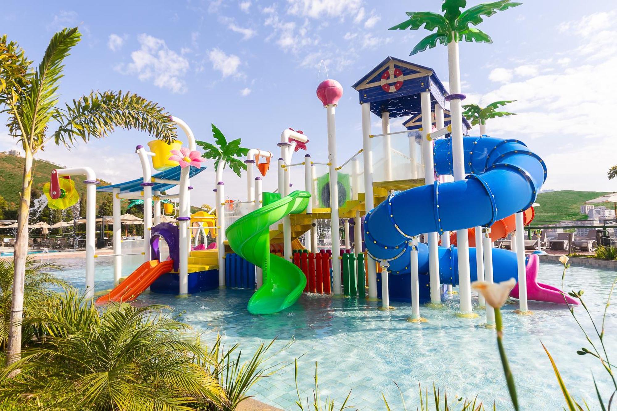 Hotel Golden Park All Inclusive Pocos De Caldas By Nacional Inn Eksteriør bilde Splash Jungle Water Park