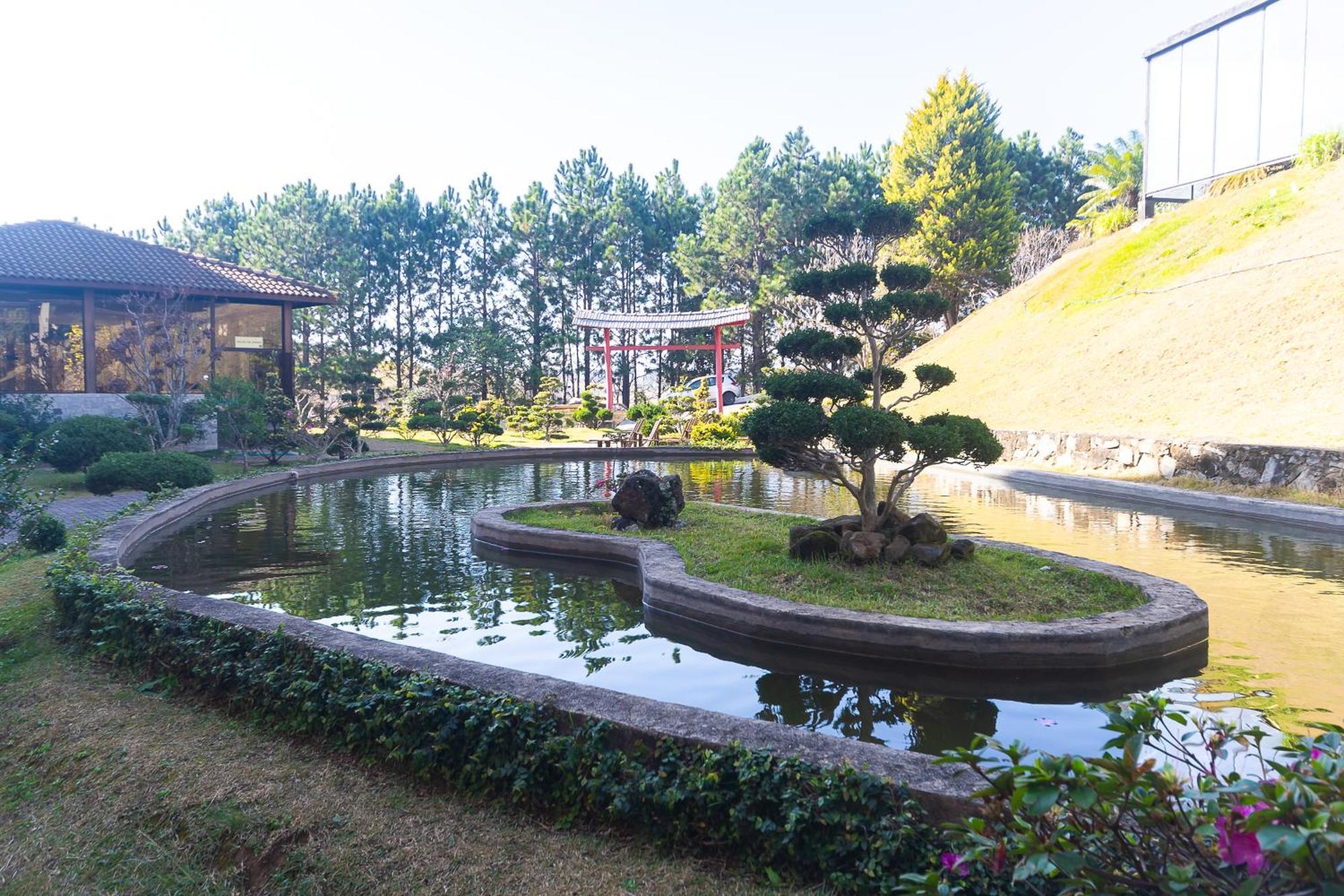 Hotel Golden Park All Inclusive Pocos De Caldas By Nacional Inn Eksteriør bilde The Japanese garden